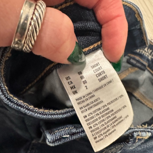 American Eagle Outfitters Blue Skinny Jeans with Distressed Design - Picture 4 of 4